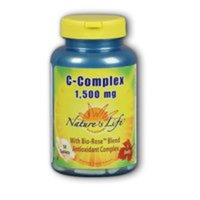 Vitamin C 1500mg - Vegetarian Nature's Life 100 Sustained Release Tablet