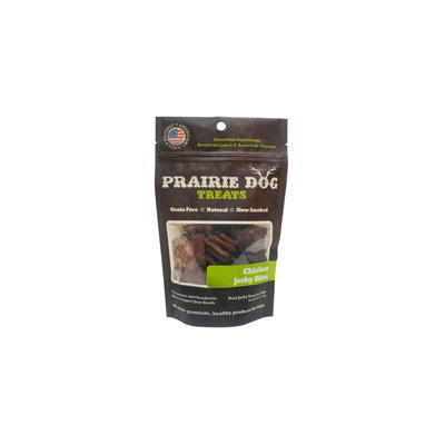 Prairie Dog Chicken Jerky Bites Dog Treats, 4 oz.