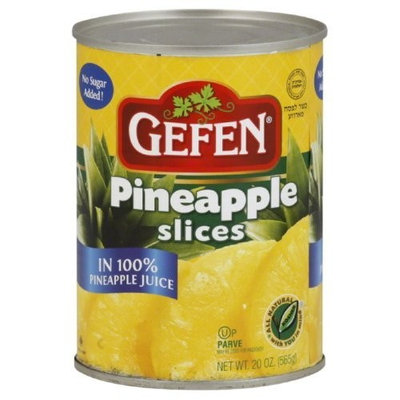 Gefen Pineapple Slices, Passover, 20-Ounce (Pack of 8)
