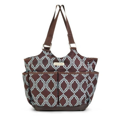 Timi And Leslie timi & leslie Tag - a - Long Diaper Bag, Sahara Brown (Discontinued by Manufacturer)