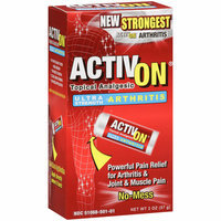 Activon Ultra Strength Arthritis Topical Analgesic