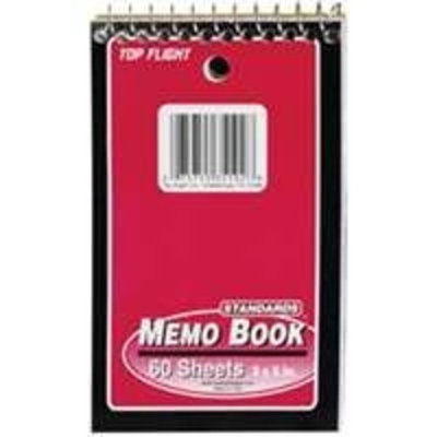 Top Flight Memo Book 60ct. (Pack of 12)
