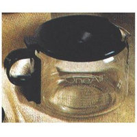 Medelco 4-Cup Glass Universal Replacement Carafe - Black