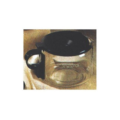 Medelco 4-Cup Glass Universal Replacement Carafe - Black