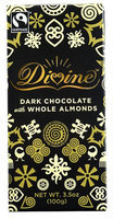 Divine Chocolate Dark Chocolate Whole Almonds 3.5 oz