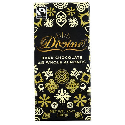 Divine Chocolate Dark Chocolate Whole Almonds 3.5 oz