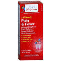 Walgreens Acetaminophen Child Bubblegum Suspension 80Mg