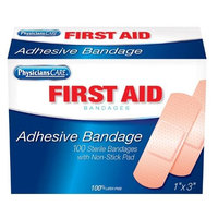Physicians Care PhysiciansCare First Aid Plastic Bandages, Box of 100, 1