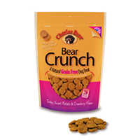 Charlee Bear Grain Free Turkey, Sweet Potato & Cranberry Bear Crunch Dog Treats, 8 oz.