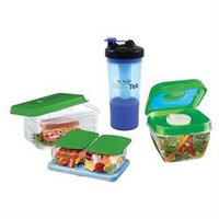 Peerless Industries Fit & Fresh 243am Healty Food Combo Incl Salad Shaker Chilled