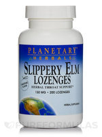 Planetary Herbals Slippery Elm 150 mg Lozenges, Tangerine
