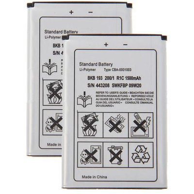 Battery for Sony Ericsson BST-41 (2-Pack) Replacement Battery