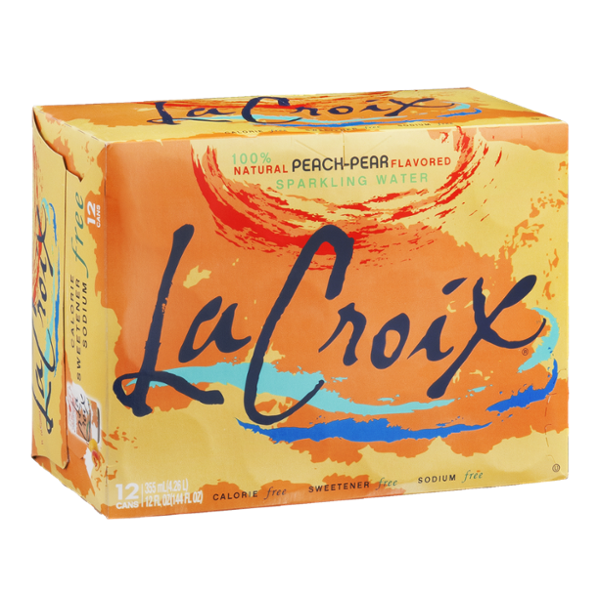 La Croix PeachPear Sparkling Water Reviews 2019