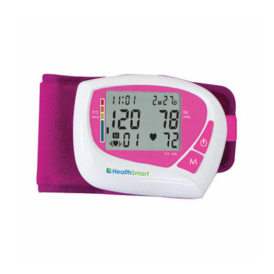 Mabis Briggs Healthcare Healthsmart Women's Automatic Wrist Digital Blood Pressure Monitor in Pink