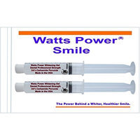 Direct 2u Wholesale LLC Watts Power White 36% Teeth Whitening Gels - Optimized Formula for Surface and Deep Stains - 2 Huge 10ml Gels