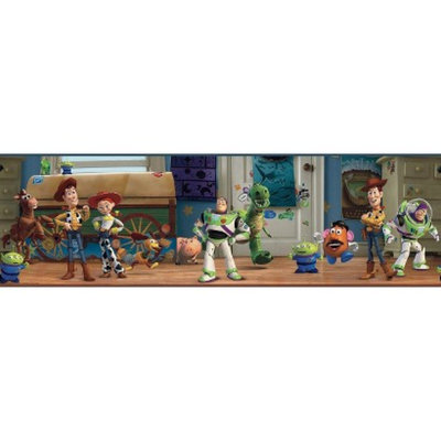 York Wall Coverings Toy Story Andy's Room Wallpaper Border - Multicolored