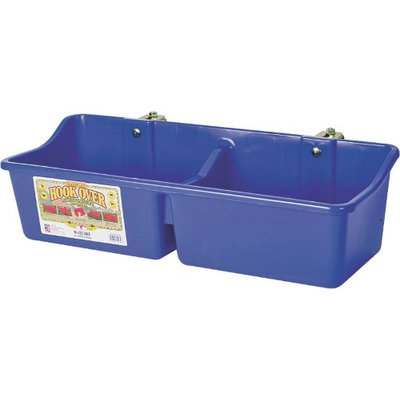 Miller Mfg Inc Miller Mfg Co Inc Feeder With Divider- Blue 16 Quart - HFP24DBLUE