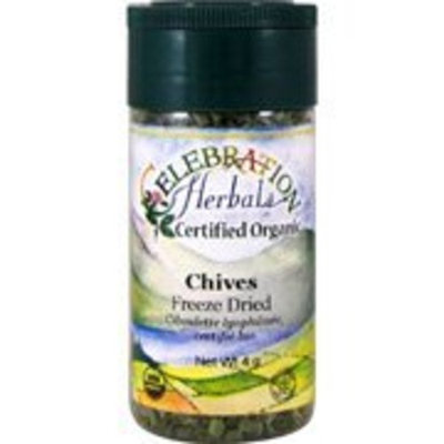 Celebration Herbals Organic Chives Freeze Dried -- 3 g