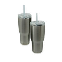 COLD-1 Vacuum-Insulated Tumbler with Straw