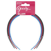 Goody Products Inc. Girls Polka Dot Plastic Headbands, 3 pcs