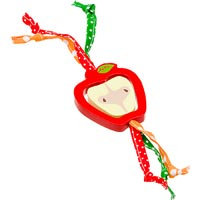 WARE Critter Tug-N-Toss Apple Chew Toy