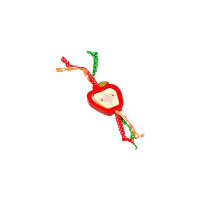 WARE Critter Tug-N-Toss Apple Chew Toy