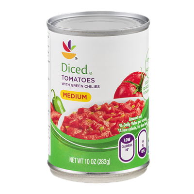 Ahold Diced Tomatoes with Green Chilies Medium