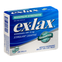 Ex-Lax Stimulant Laxative Maximum Strength Pills - 24 CT