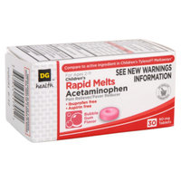 DG Health Children's Rapid Melts Acetaminophen Tablets - 30 ct