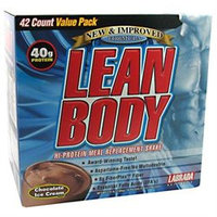 Labrada Nutrition, Lean Body, Chocolate Ice Cream Flavor, 42 Packets