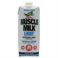 CytoSport CSPTRTDS1200LTCHLQ RTD Muscle Milk Light Vanilla Creme 17 oz 12 ct