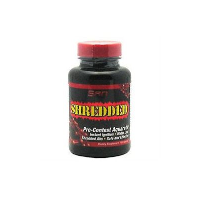 SAN Nutrition - Shredded Pre-Contest Aquaretic - 70 Capsules