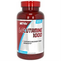 Met-Rx L-Glutamine 1000mg, Capsules, 100 ea