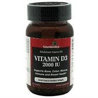 Futurebiotics Vitamin D3 - 2000 IU - 120 Softgels