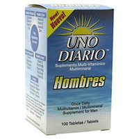 Uno Diario Hombres, For Men, 100 Tablets, Absolute Nutrition
