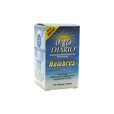 Uno Diario Hombres, For Men, 100 Tablets, Absolute Nutrition