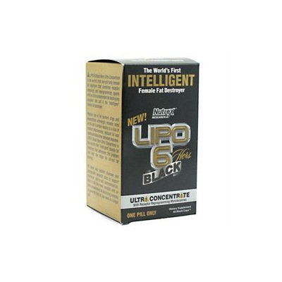 Nutrex Research LIPO 6 Black, Hers, Black-Caps, One Pill Only, 60 ea