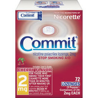 Nicorette Commit Cherry Lozenge - 72 Count (2 mg)