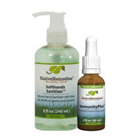 Native Remedies Native Remedies Germ Defense ComboPack - Softhands Sanitizer + ImmunityPlus