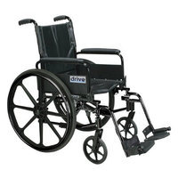 Drive Medical Designer Series Large Base Quad Cane with Comfortable Foam Rubber Hand Grip, Nautical, Large Base
