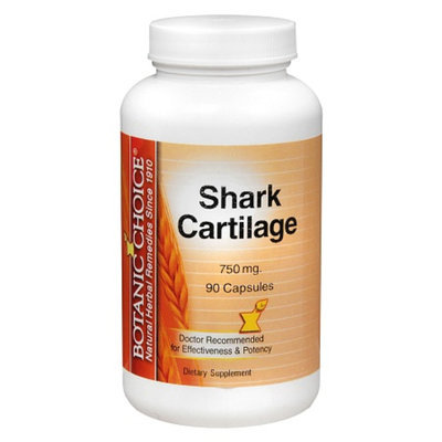 Botanic Choice Shark Cartilage 750 mg Dietary Supplement Capsules