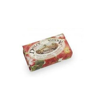 Dolce Vivere Venezia Red Geranium & Cotton Flower Soap by Dolce Vivere