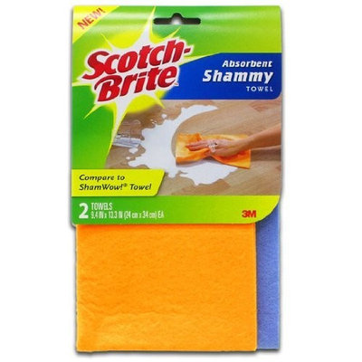 3M Scotch Brite Absorbent Shammy Towel - 2 Pack