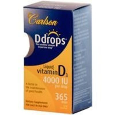 Carlson Labs Ddrops Liquid Vitamin D3 4000 IU