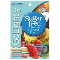Go Lightly B53981 Golightly Sugar Free Tropical Fruit Candy -12x2.75 Oz