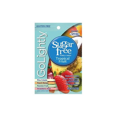 Go Lightly B53981 Golightly Sugar Free Tropical Fruit Candy -12x2.75 Oz