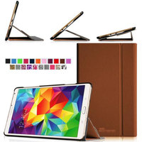 Fintie Light Weight Stand Supports Three Viewing Angles Case for Samsung Galaxy Tab S 8.4 (8.4-Inch) Tablet, Brown