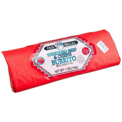 Don Miguel Shredded Beef & Cheese Burrito, 7-Ounce Individually Wrapped Packages (Pack of 12)