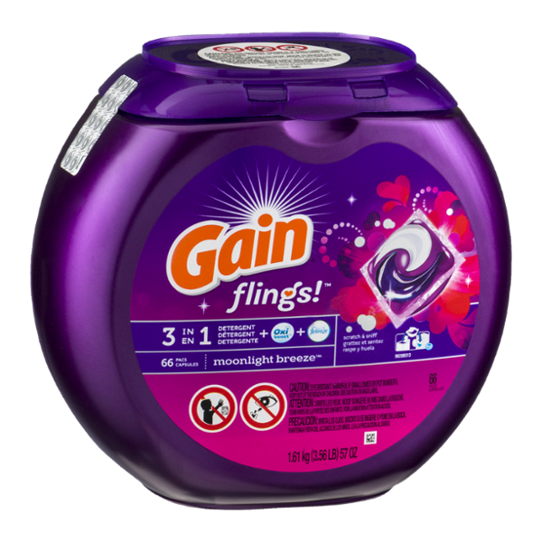 Gain Flings! Moonlight Breeze Laundry Detergent Pacs Reviews 2019