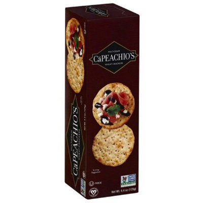 CaPeachio's Multigrain Wheat Crackers, 4.4 oz, (Pack of 12)